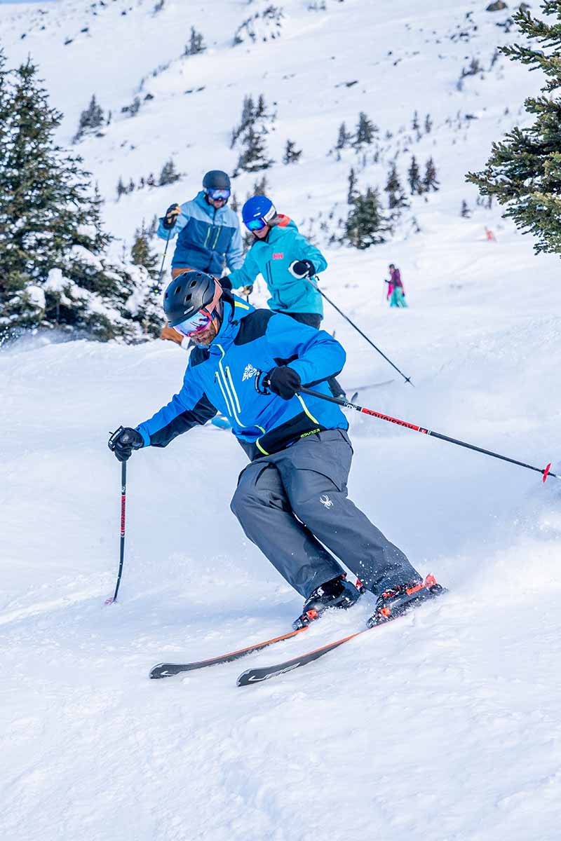 skiing